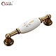 Ceramic bronze pulls